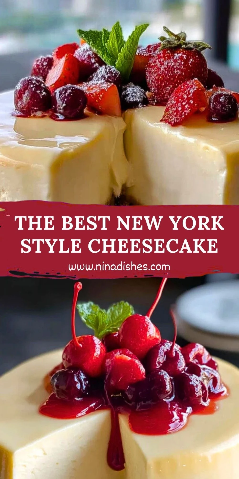 The Best New York Style Cheesecake Pin 1