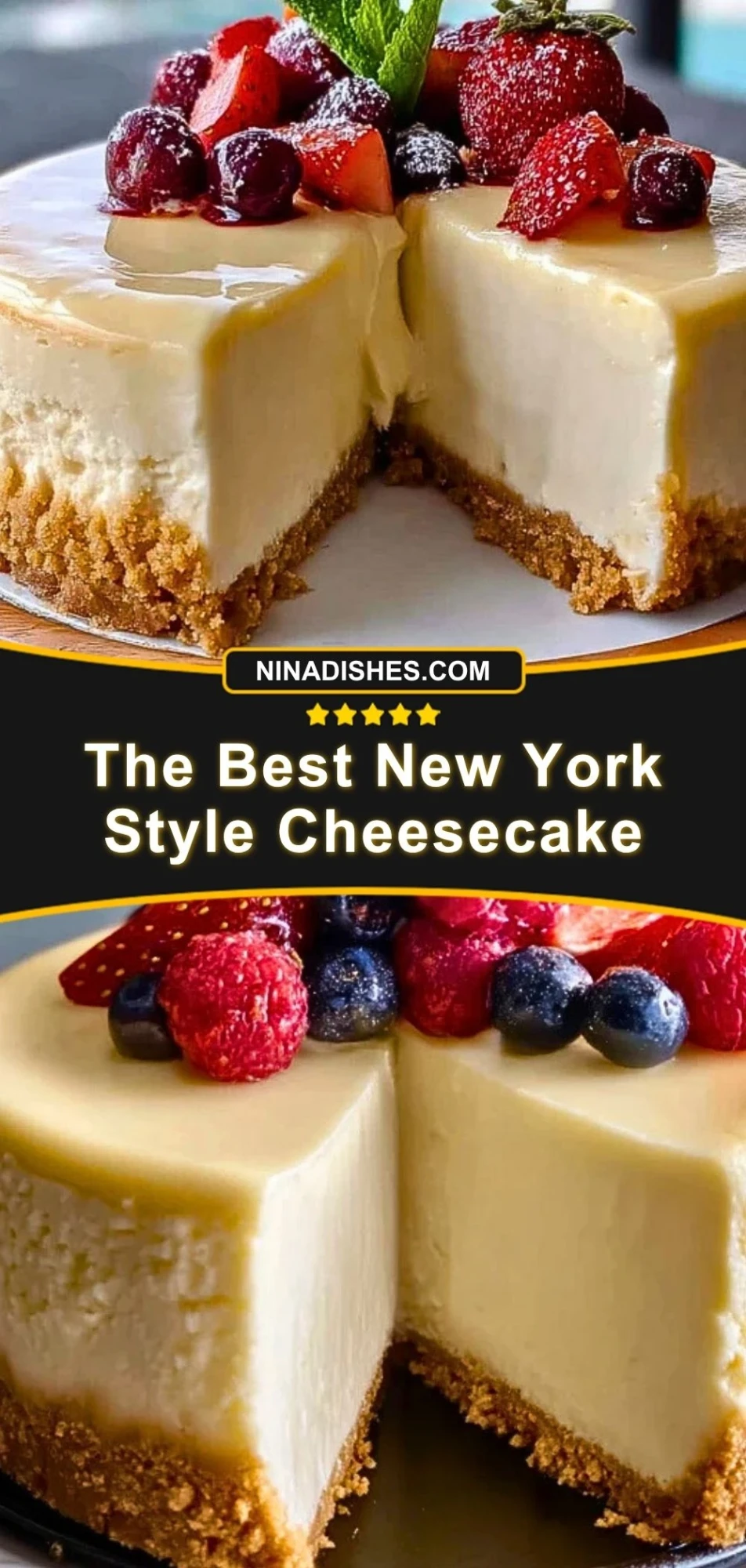 The Best New York Style Cheesecake Pin 2