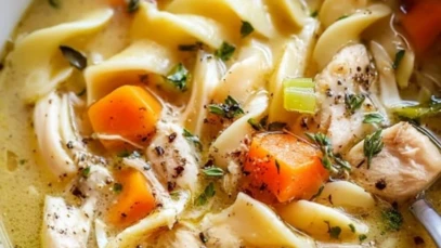 Turkey Noodle Soup for Ultimate Comfort
