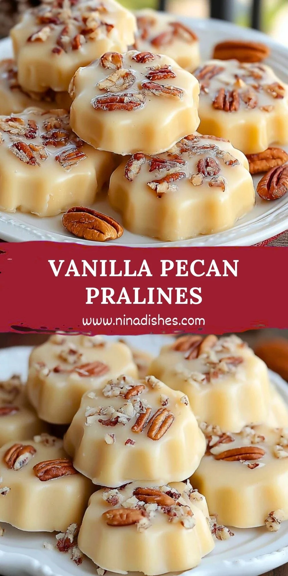 Vanilla Pecan Pralines Pin 1