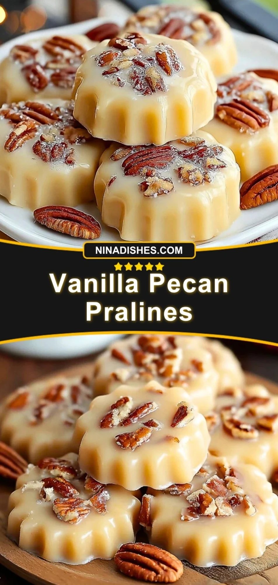 Vanilla Pecan Pralines Pin 2