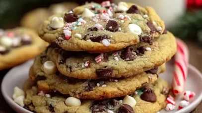 Winter Wonderland Chocolate Chip Christmas Cookies