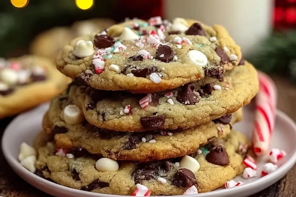 Winter Wonderland Chocolate Chip Christmas Cookies