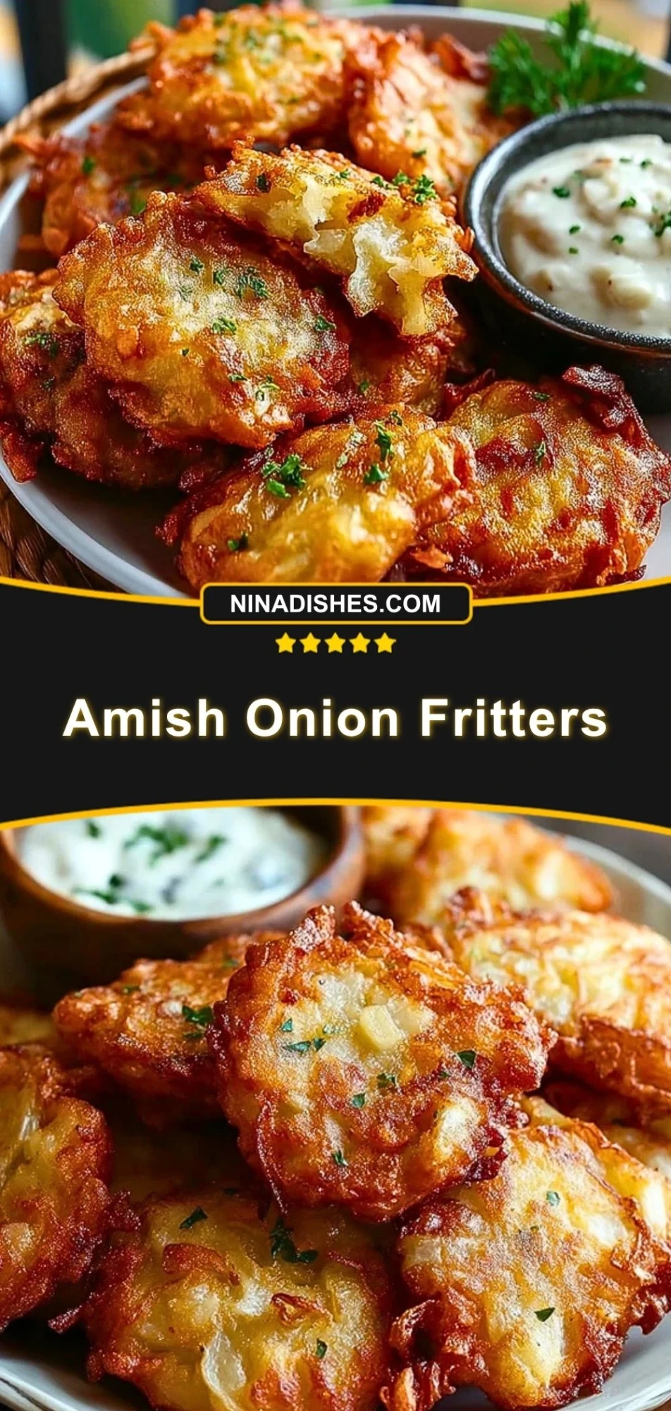 Amish Onion Fritters Pin 2