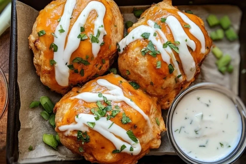 Buffalo Chicken Bombs