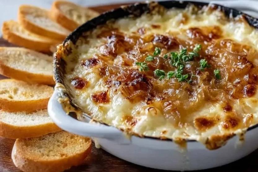 Caramelized Onion and Gruyere Dip