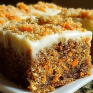 Carrot Cake Cream Cheese Bars