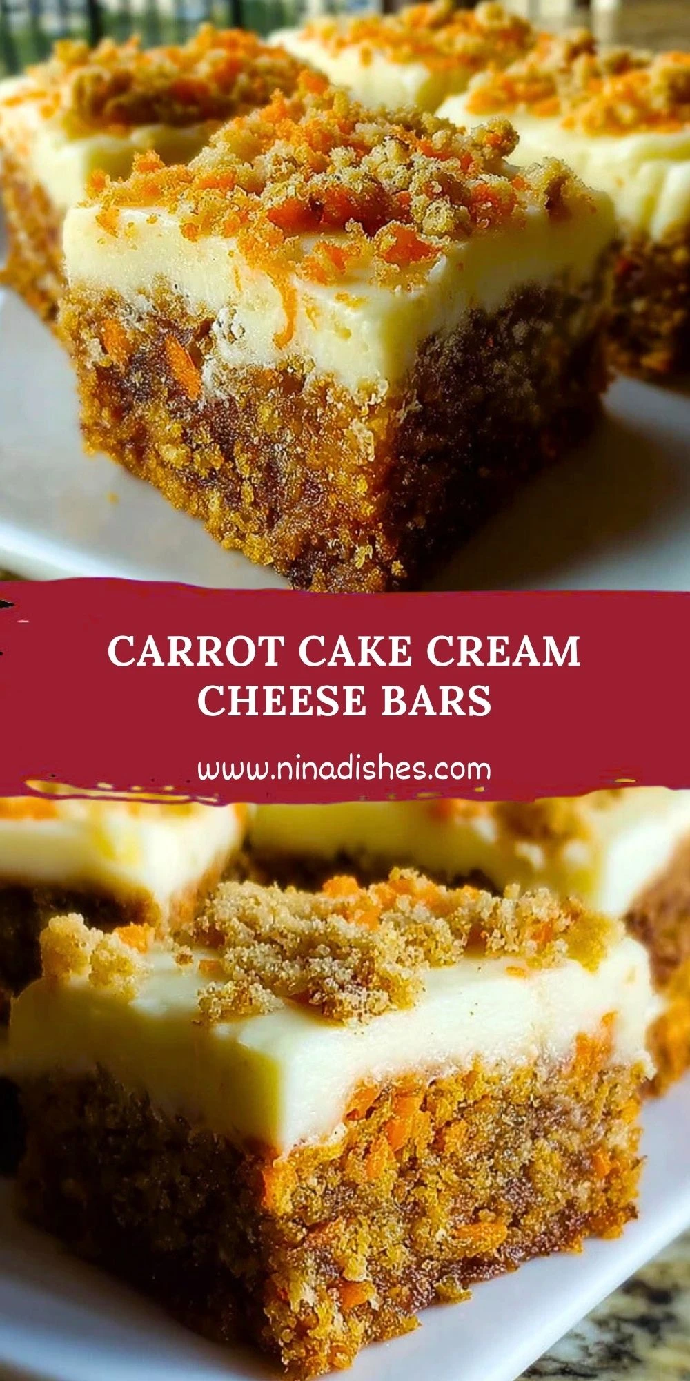 Carrot Cake Cream Cheese Bars (2)