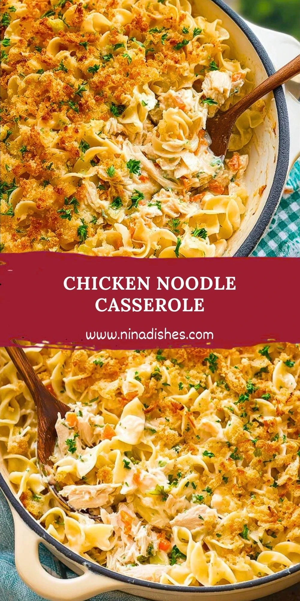 Chicken Noodle Casserole Pin 1