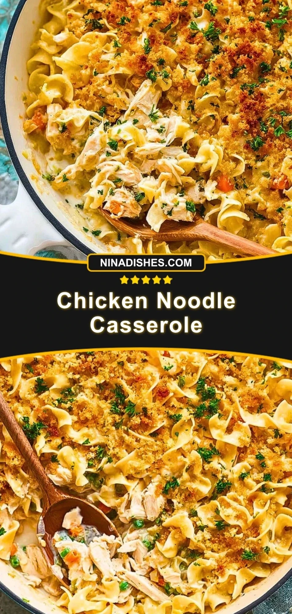 Chicken Noodle Casserole Pin 2