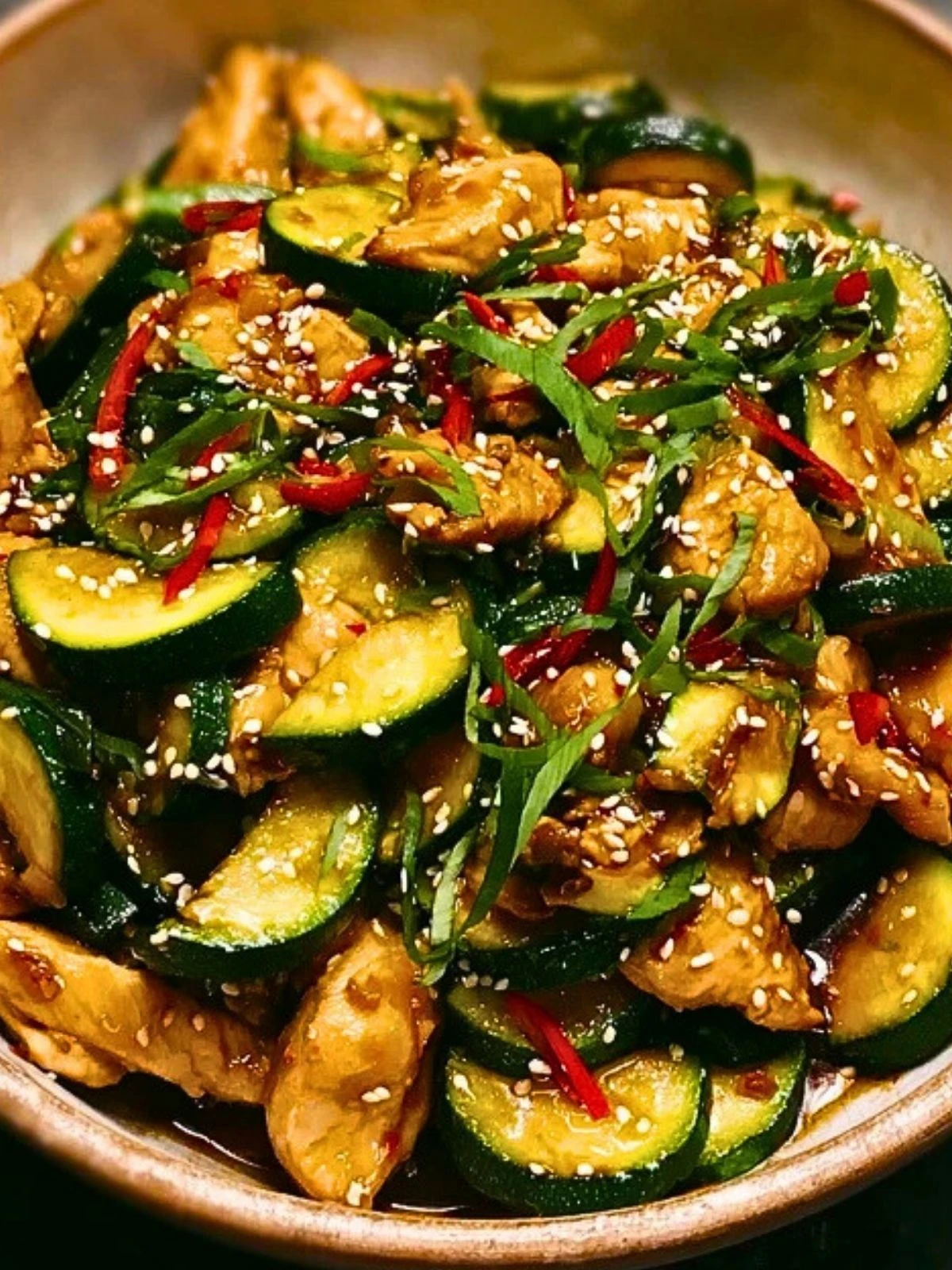 Chicken Zucchini Stir Fry (2)