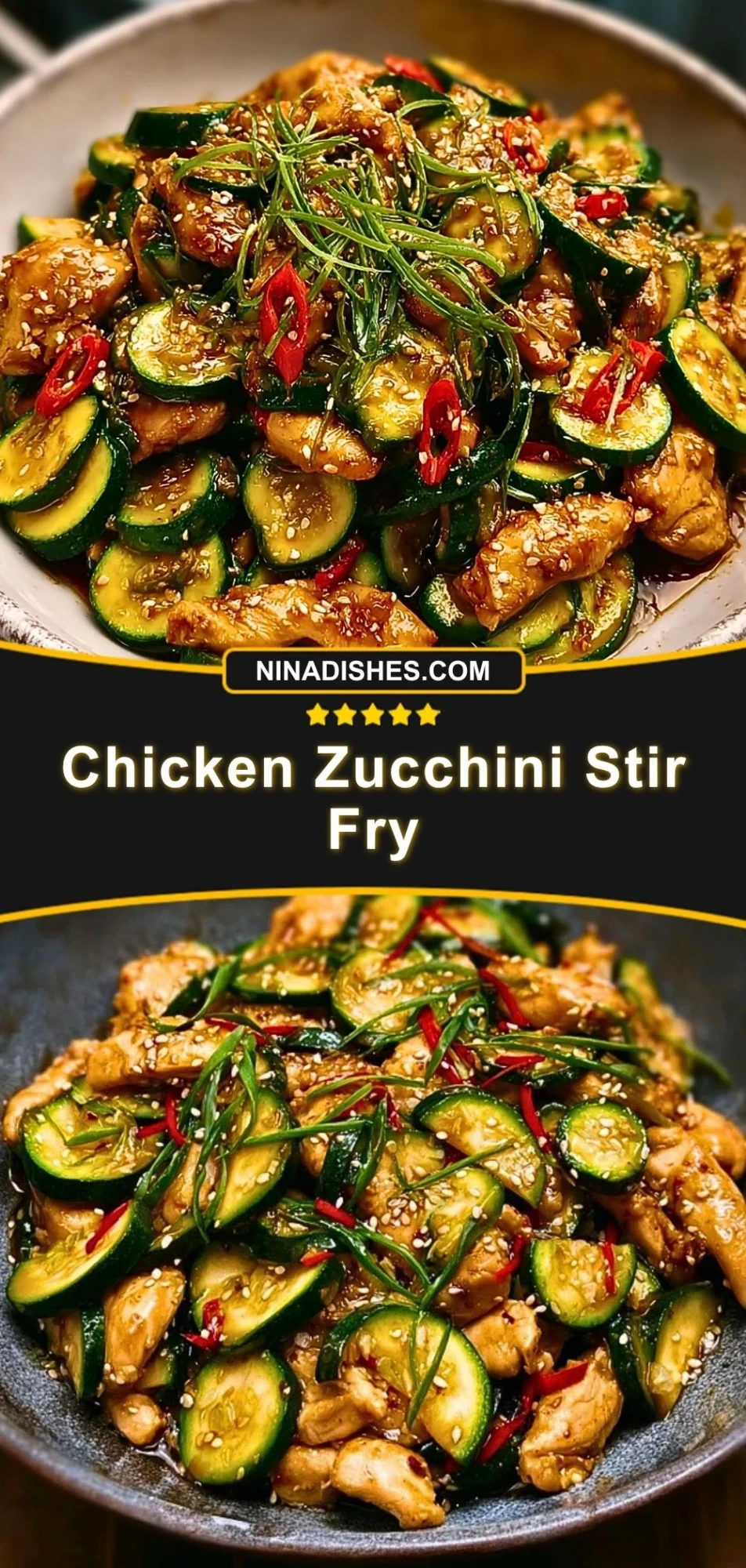 Chicken Zucchini Stir Fry