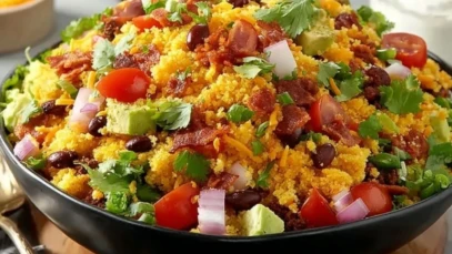 Chili Cornbread Salad 1