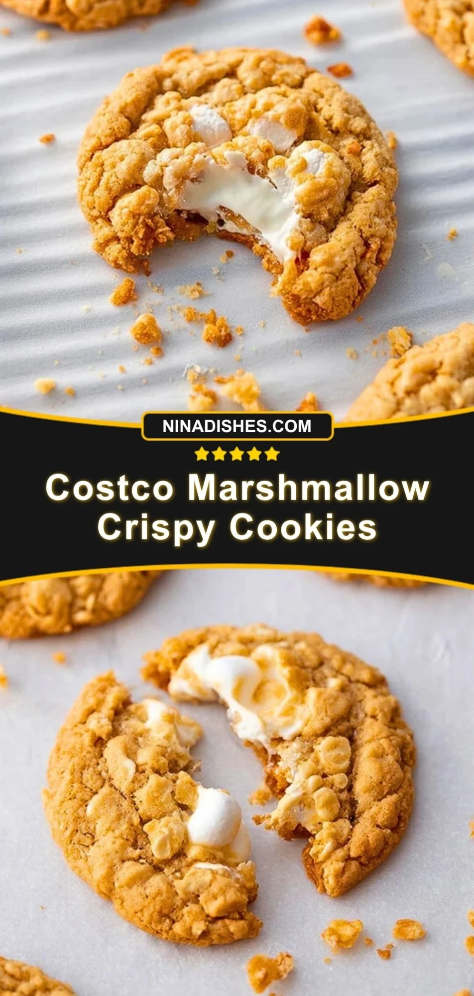 Costco Marshmallow Crispy Cookies (3)