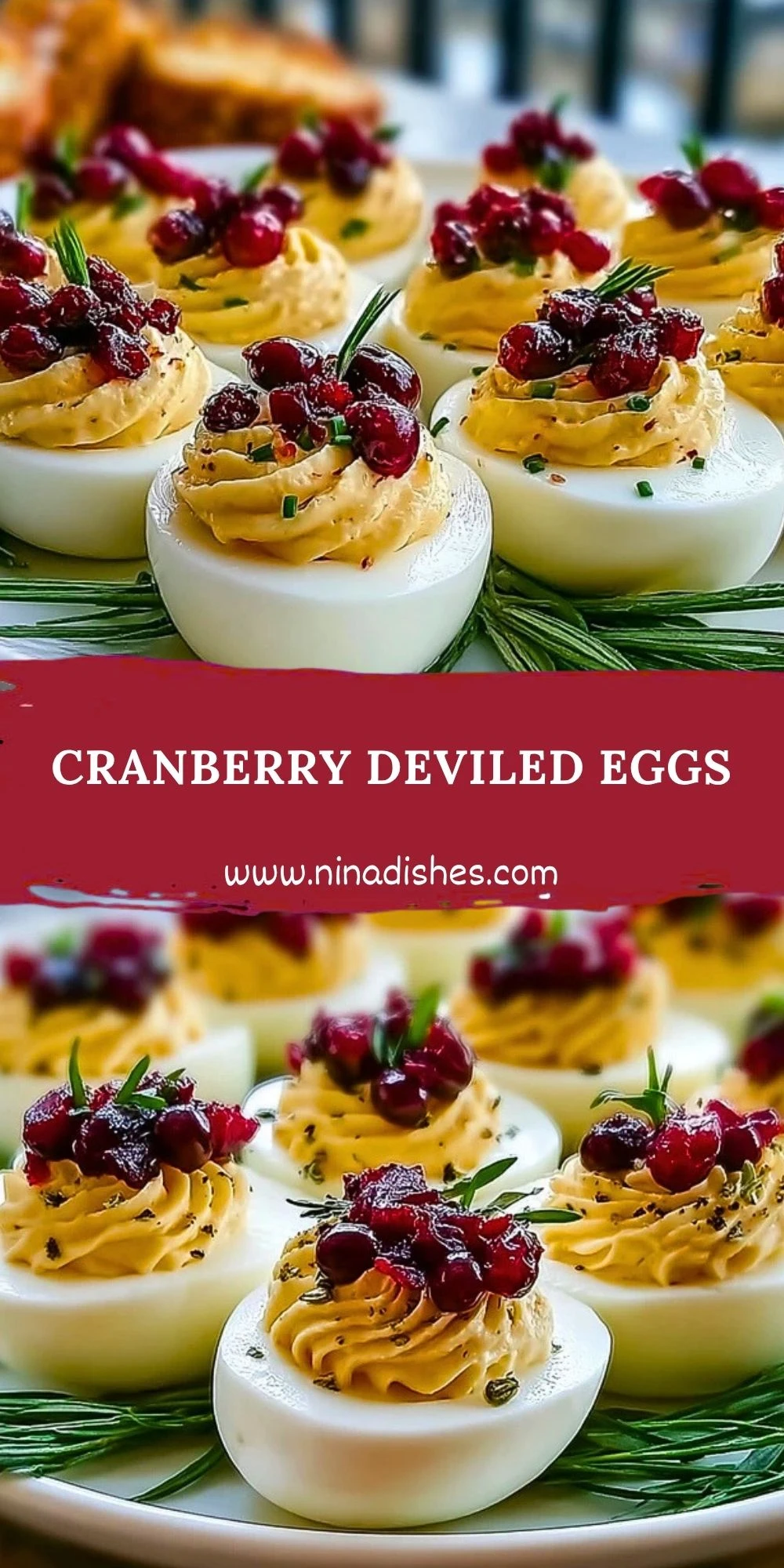 Cranberry Deviled Eggs (2)