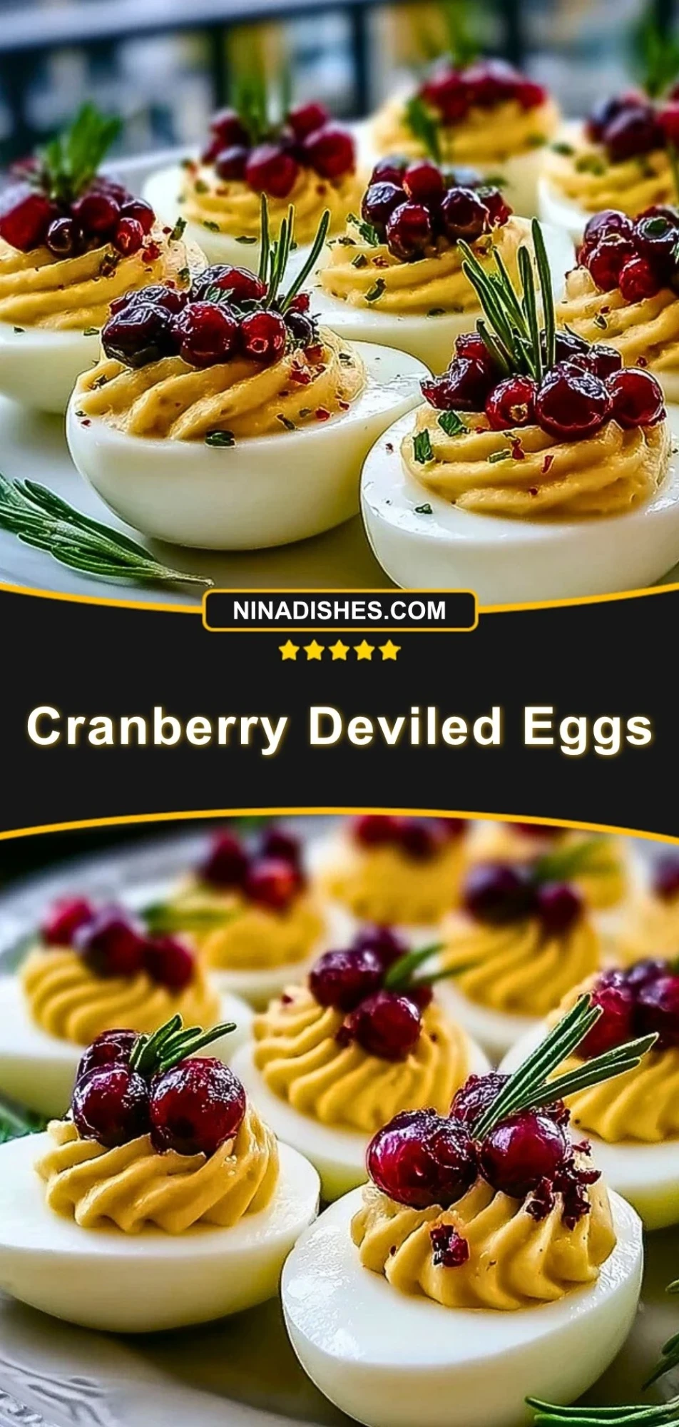 Cranberry Deviled Eggs (3)