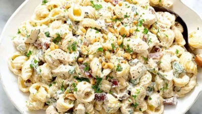 Creamy Chicken Pasta Salad (1)