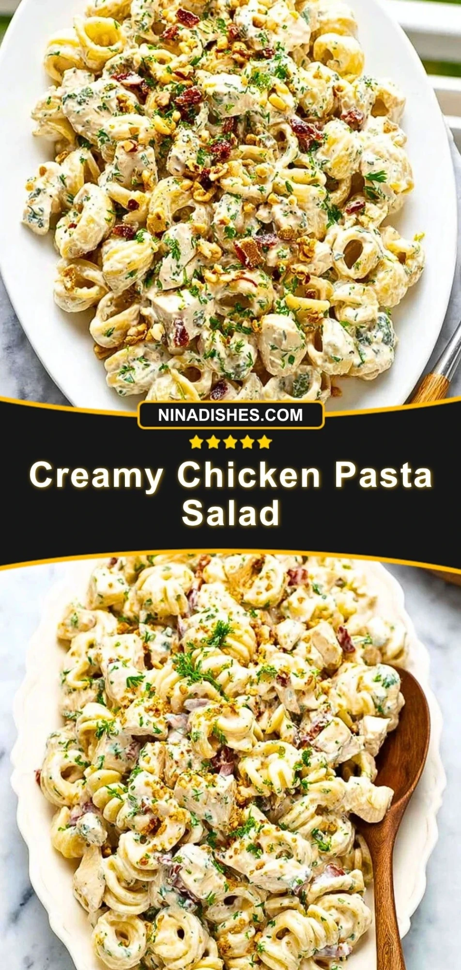 Creamy Chicken Pasta Salad (4)