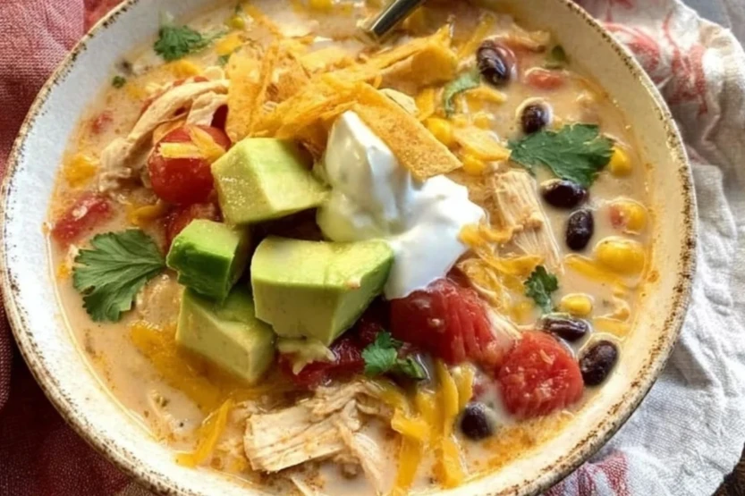 Creamy Chicken Taco Soup