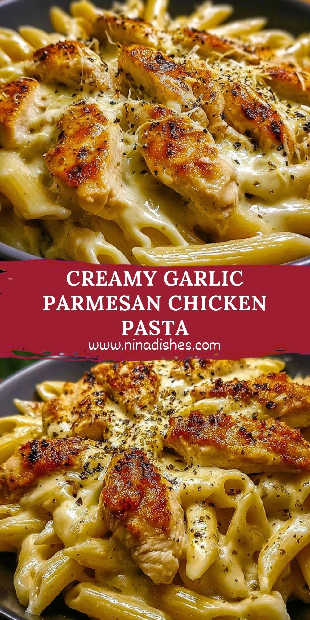 Creamy Garlic Parmesan Chicken Pasta (2)