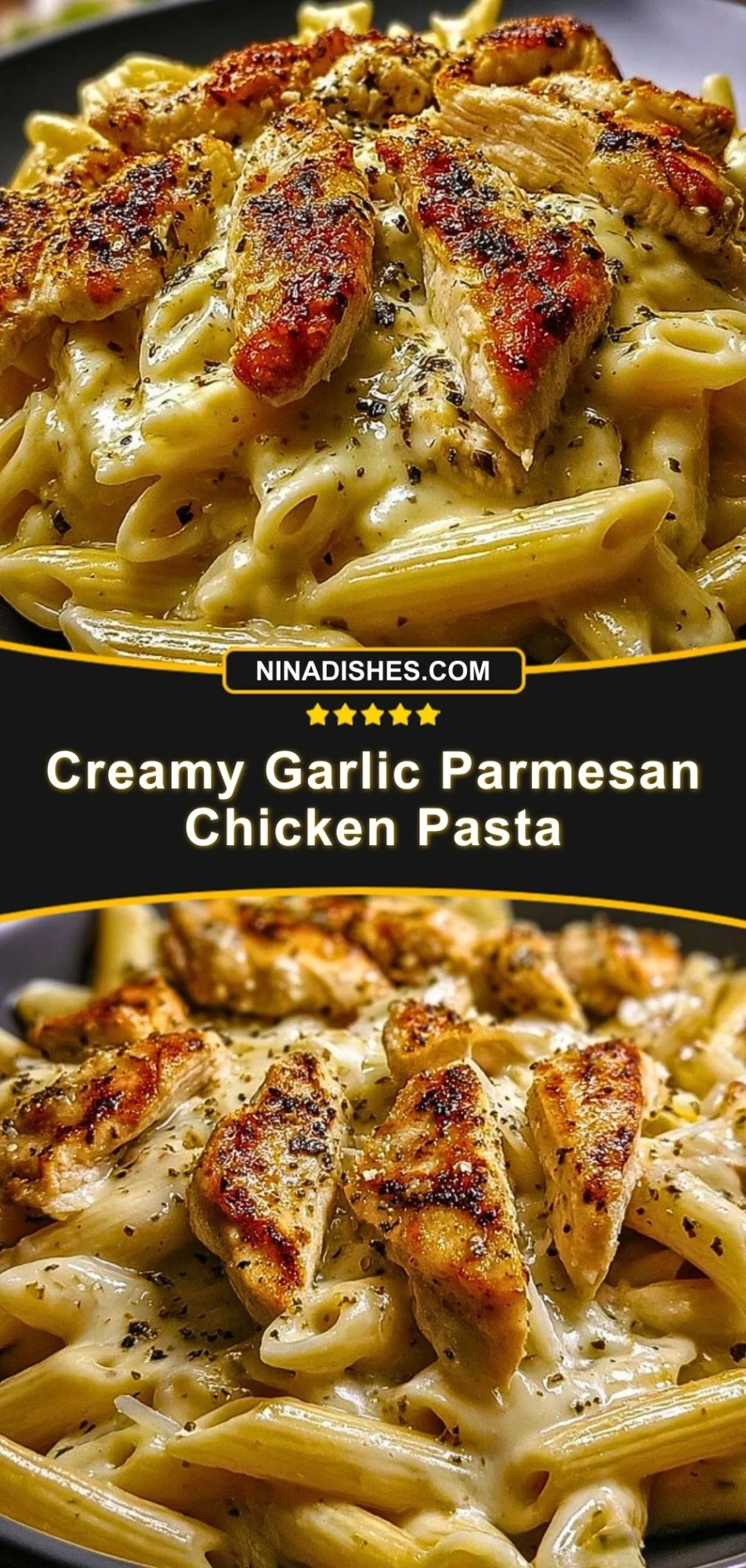 Creamy Garlic Parmesan Chicken Pasta (3)