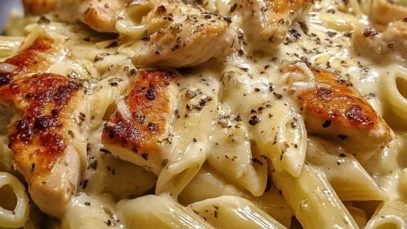 Creamy Garlic Parmesan Chicken Pasta