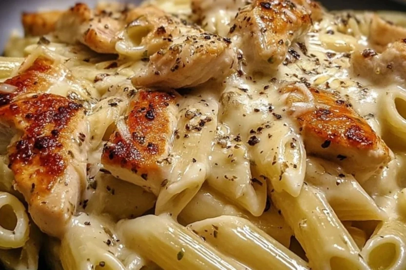 Creamy Garlic Parmesan Chicken Pasta