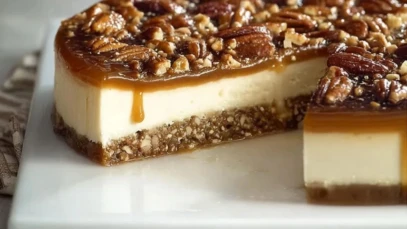 Creamy Pecan Pie Cheesecake