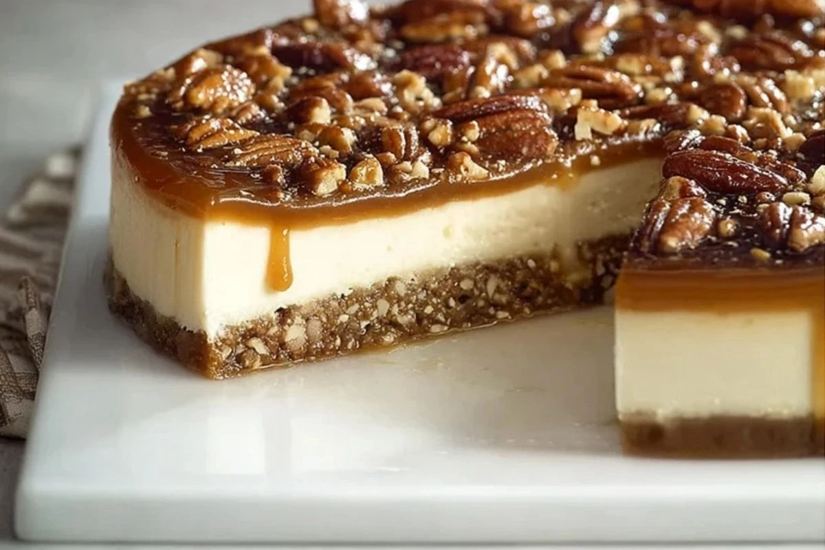 Creamy Pecan Pie Cheesecake