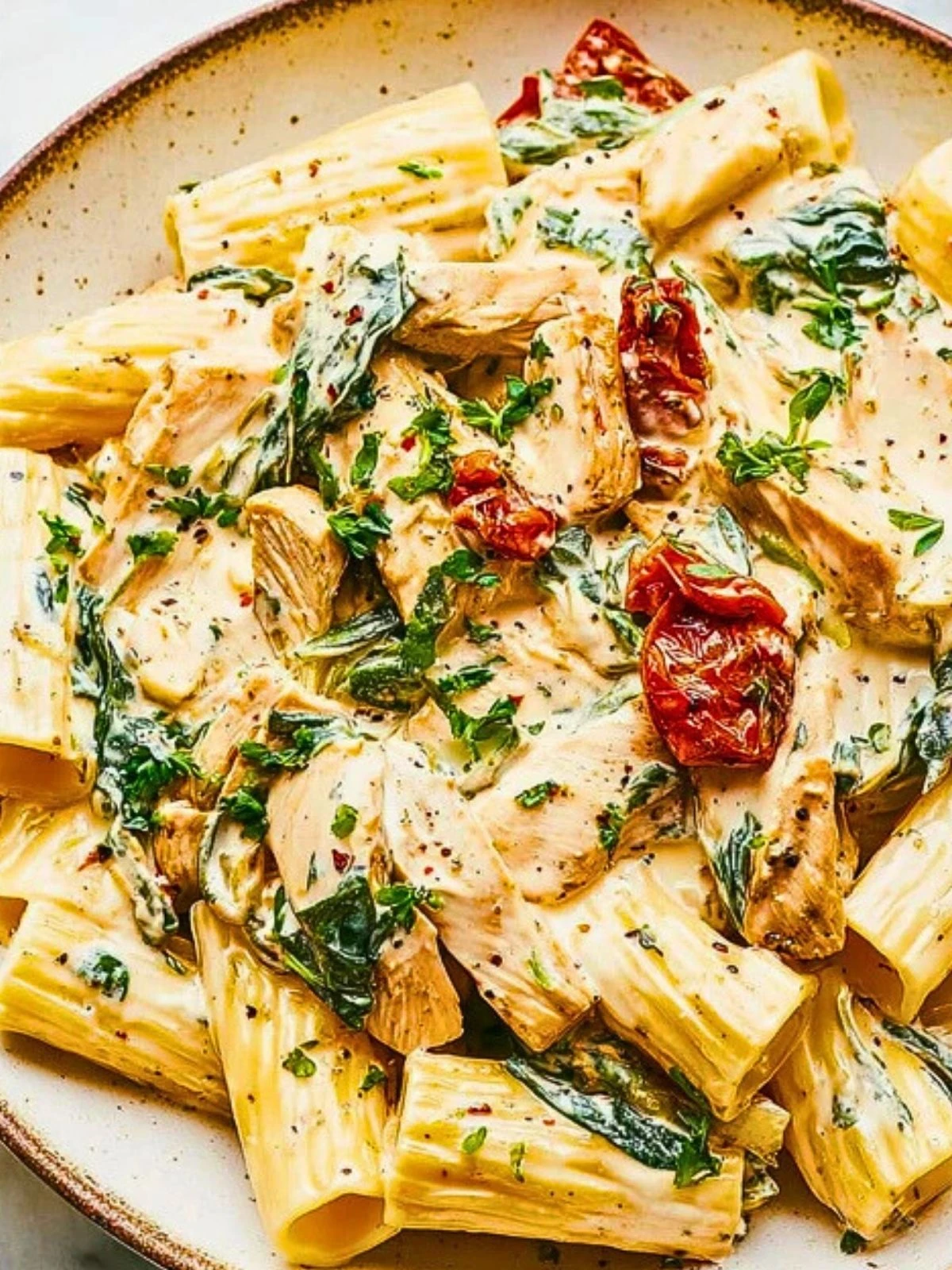 Creamy Tuscan Chicken Pasta (1)