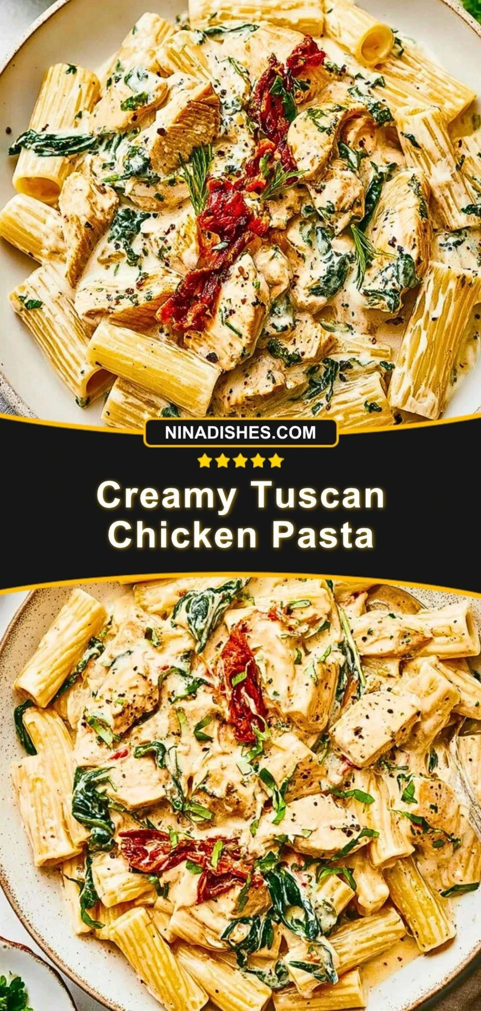 Creamy Tuscan Chicken Pasta (3)