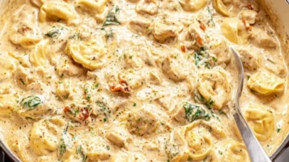 Creamy Tuscan Chicken Tortellini 1