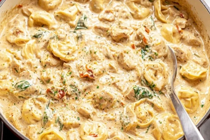 Creamy Tuscan Chicken Tortellini 1