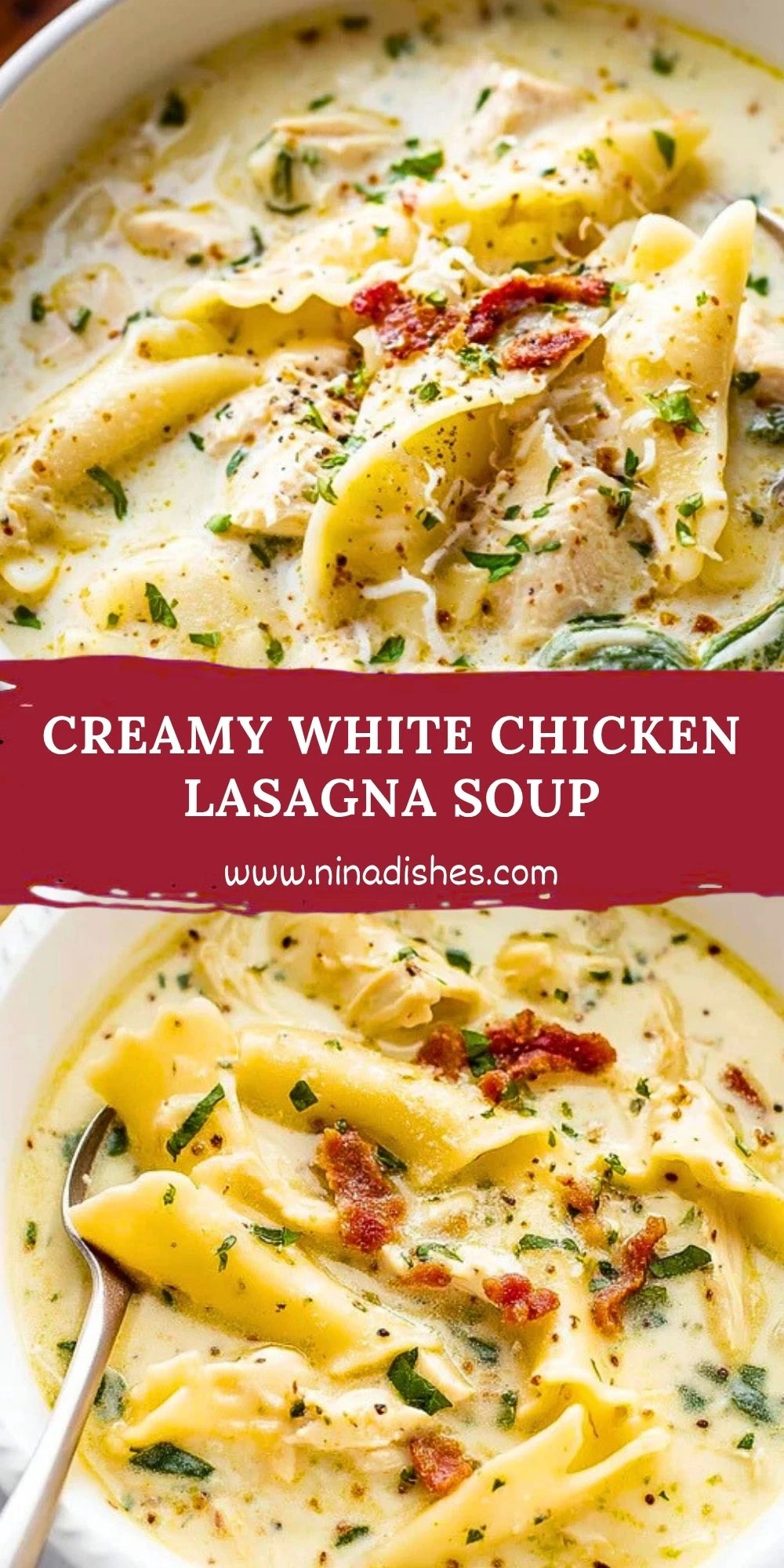 Creamy White Chicken Lasagna Soup (2)