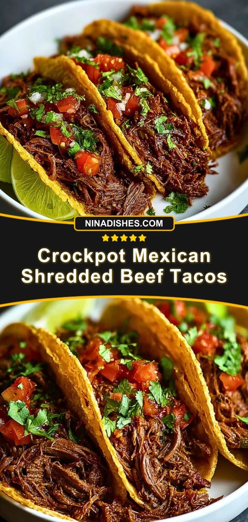 Crockpot Mexican Shredded Beef Tacos (3)