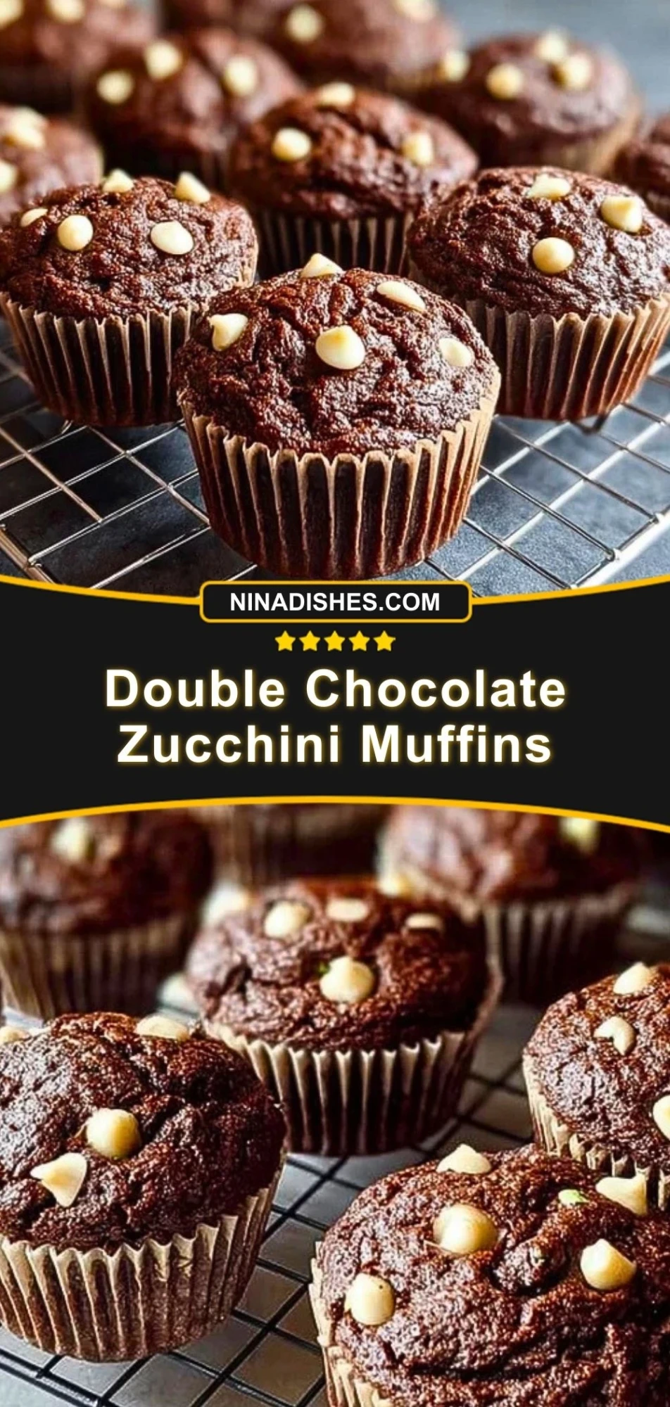 Double Chocolate Zucchini Muffins (3)