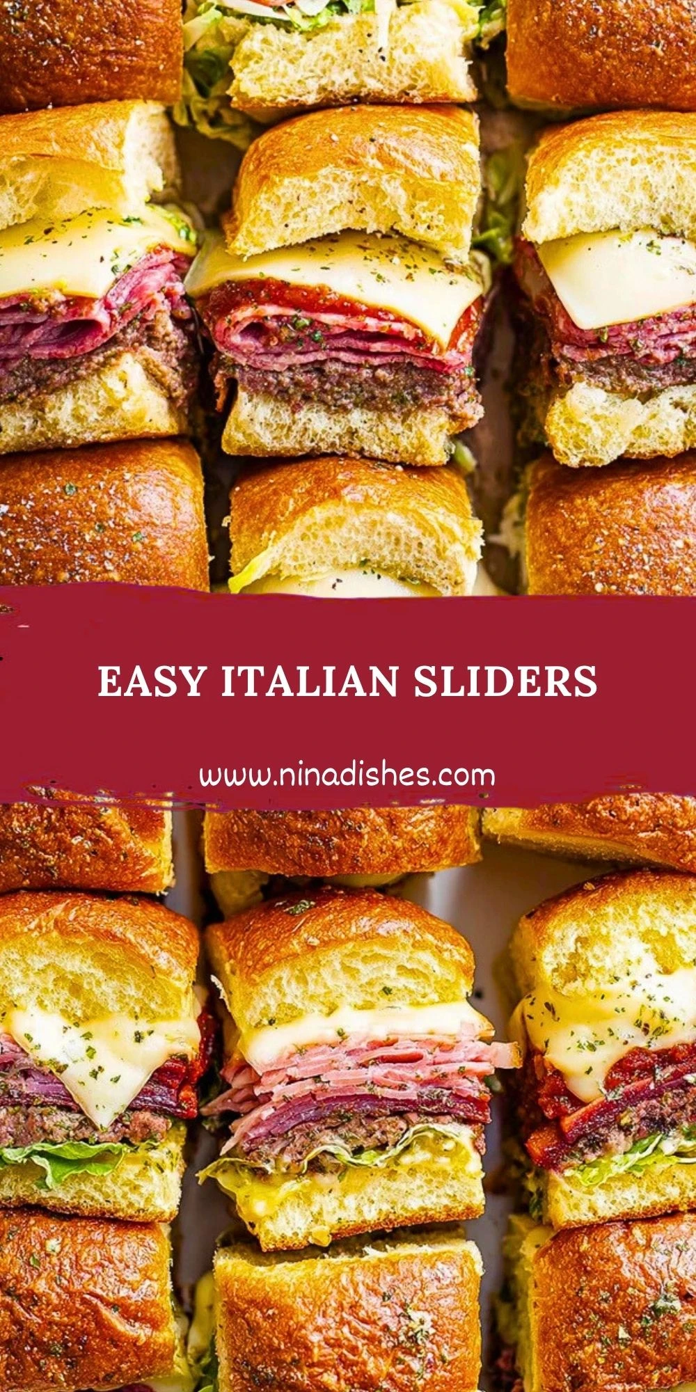 Easy Italian Sliders Pin 1
