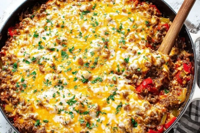 Easy Stuffed Pepper Casserole 1