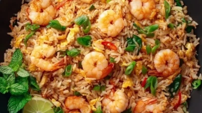 Easy Thai Shrimp Fried Rice