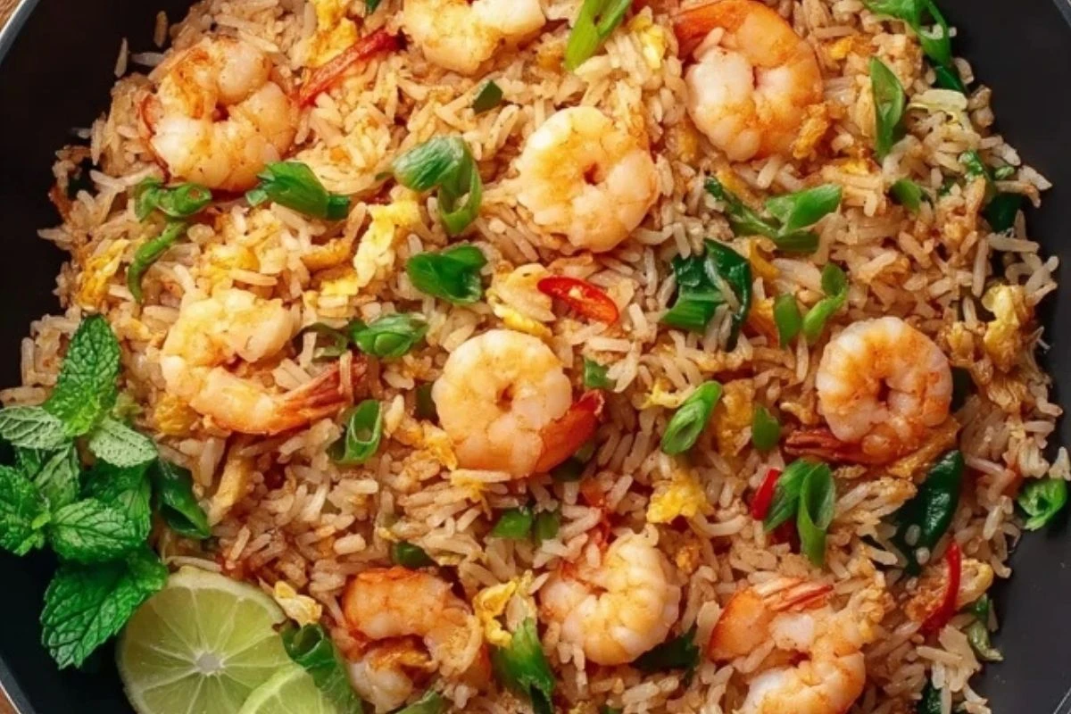 Easy Thai Shrimp Fried Rice