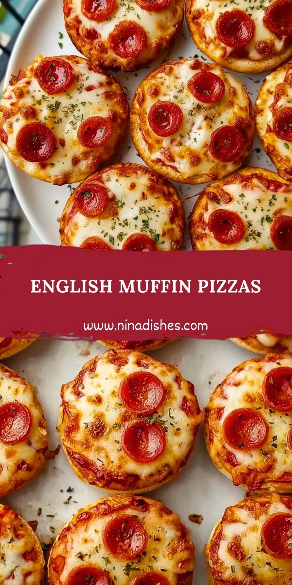 English Muffin Pizzas Pin 1