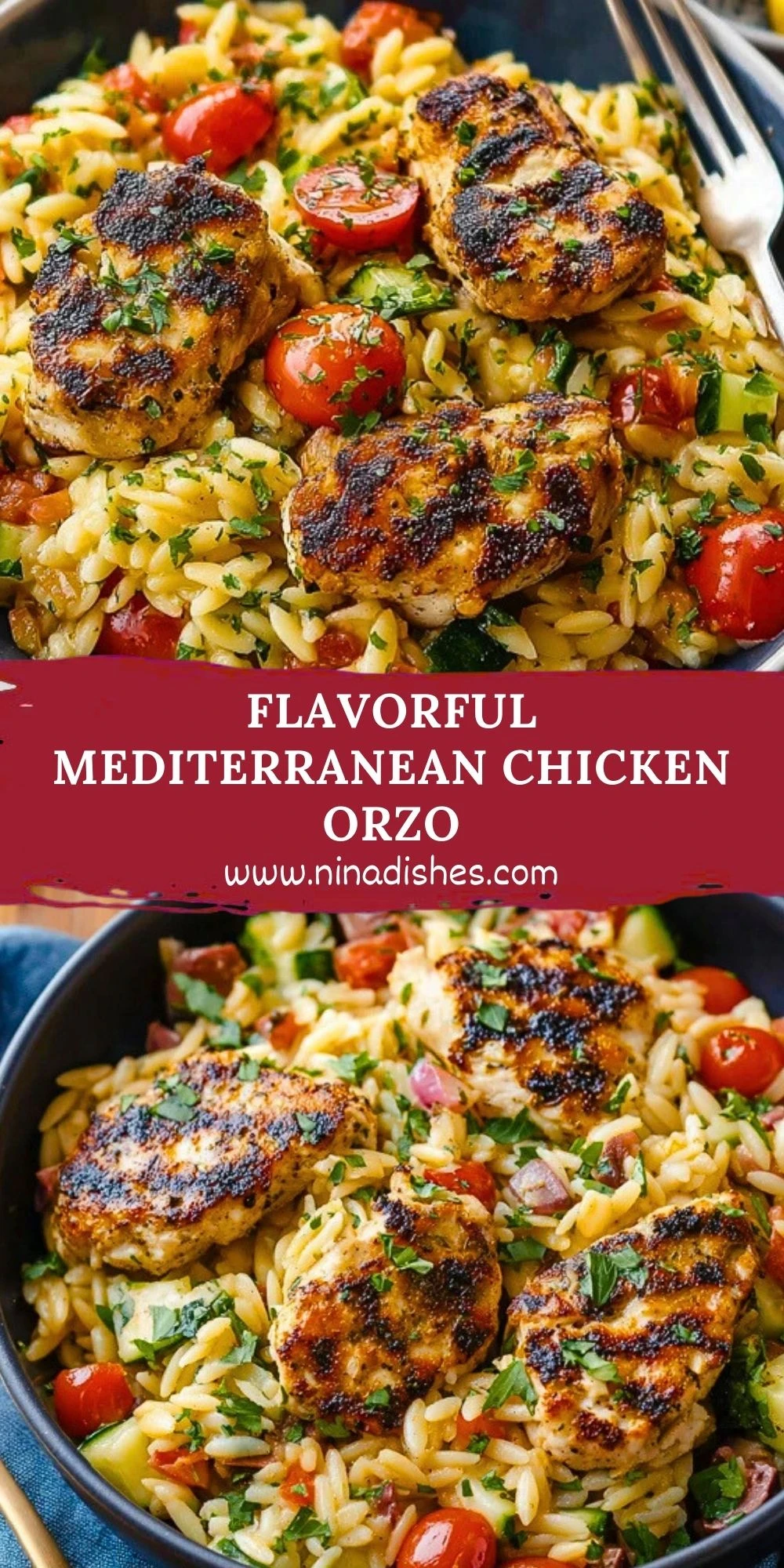 Flavorful Mediterranean Chicken Orzo (2)