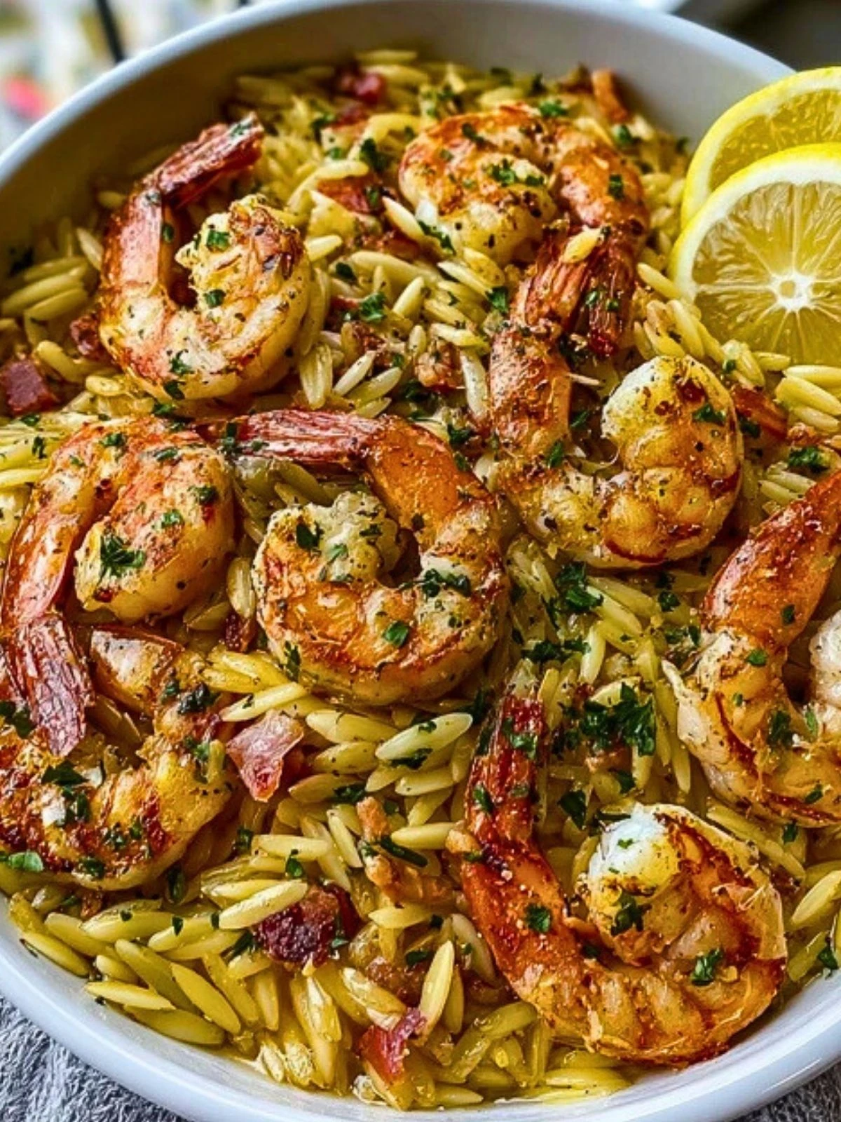 Garlic Butter Shrimp and Orzo (1)