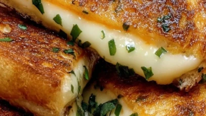 Garlic Grilled Cheese