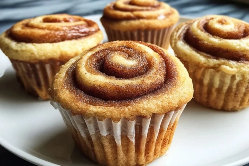 Gluten Free Dairy Free Cinnamon Roll Muffins