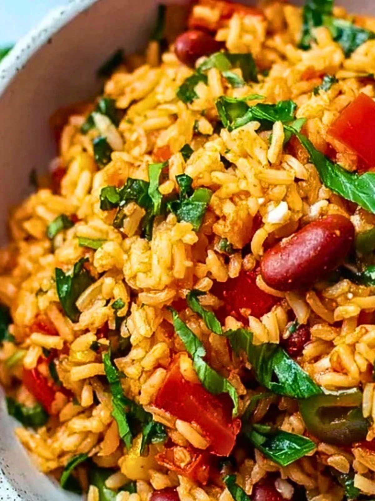 Healthy Mediterranean Rice and Beans (1)