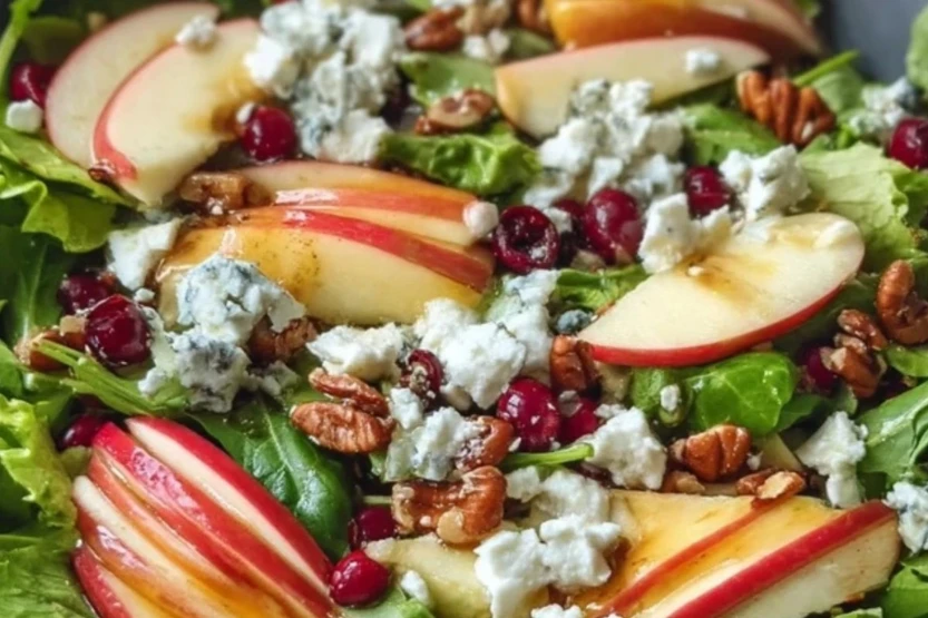 Honeycrisp Apple and Feta Salad