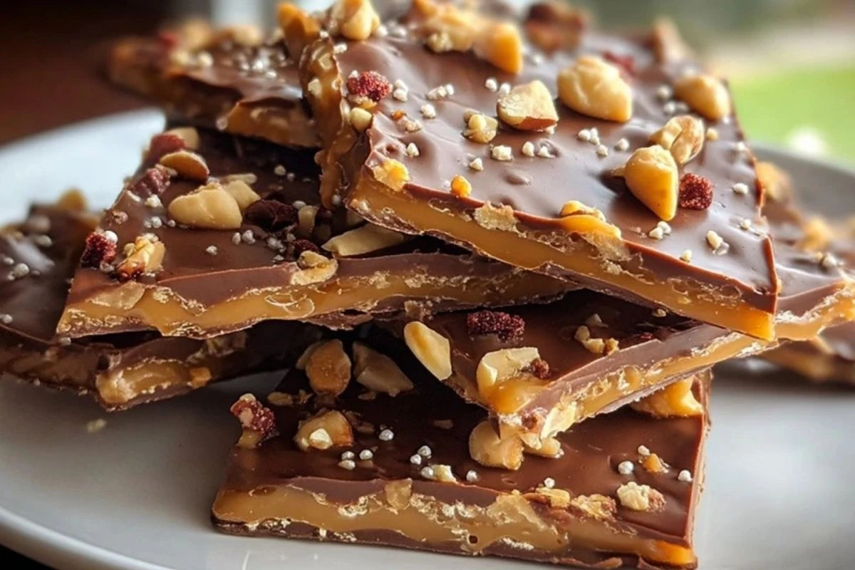 Irresistible Christmas Toffee Bark