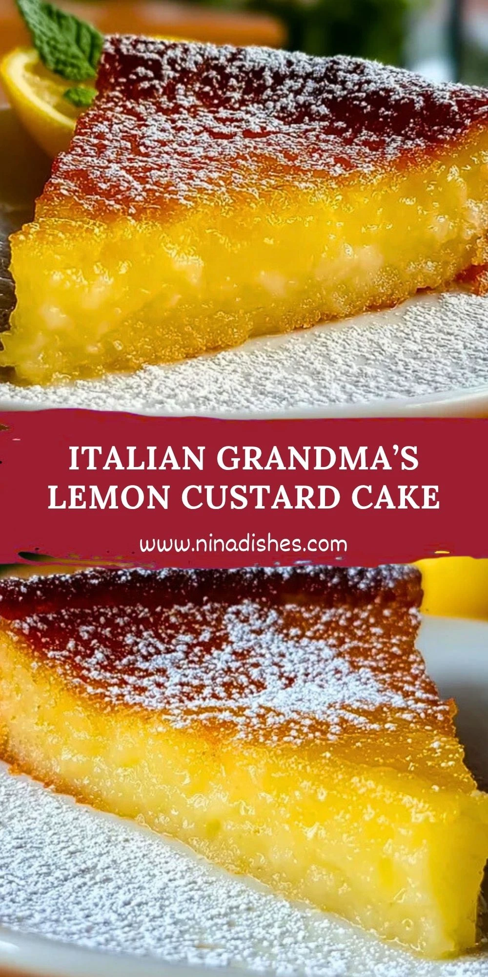 Italian Grandma’s Lemon Custard Cake (2)