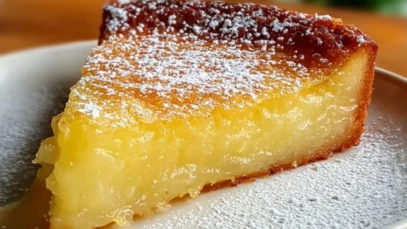 Italian Grandma’s Lemon Custard Cake